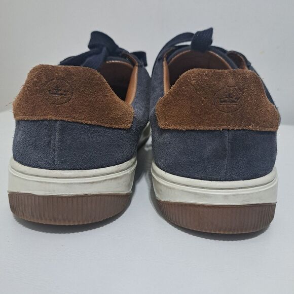 Peter Millar Vantage Men's Navy Suede Sneakers Lace Up Retro Size 10 - Picture 14 of 16